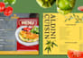 create an eye catching restaurant menu, flyer or brochure